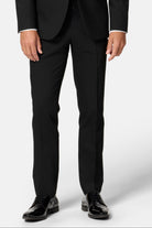 BENETTI Carnaby Lester Fit Black Trouser Black front view