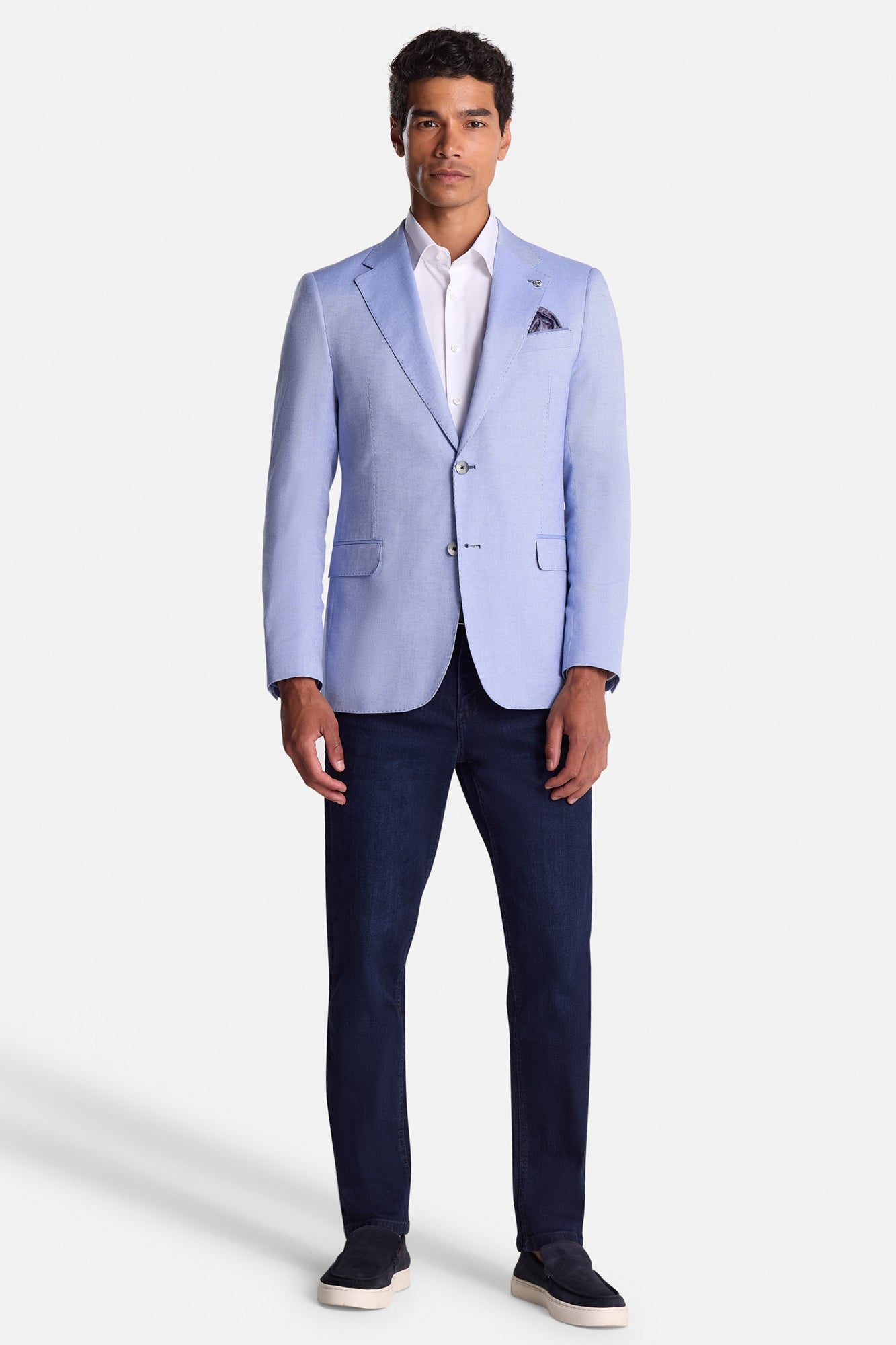 Men's Challet Sky Blazer-Model Front View