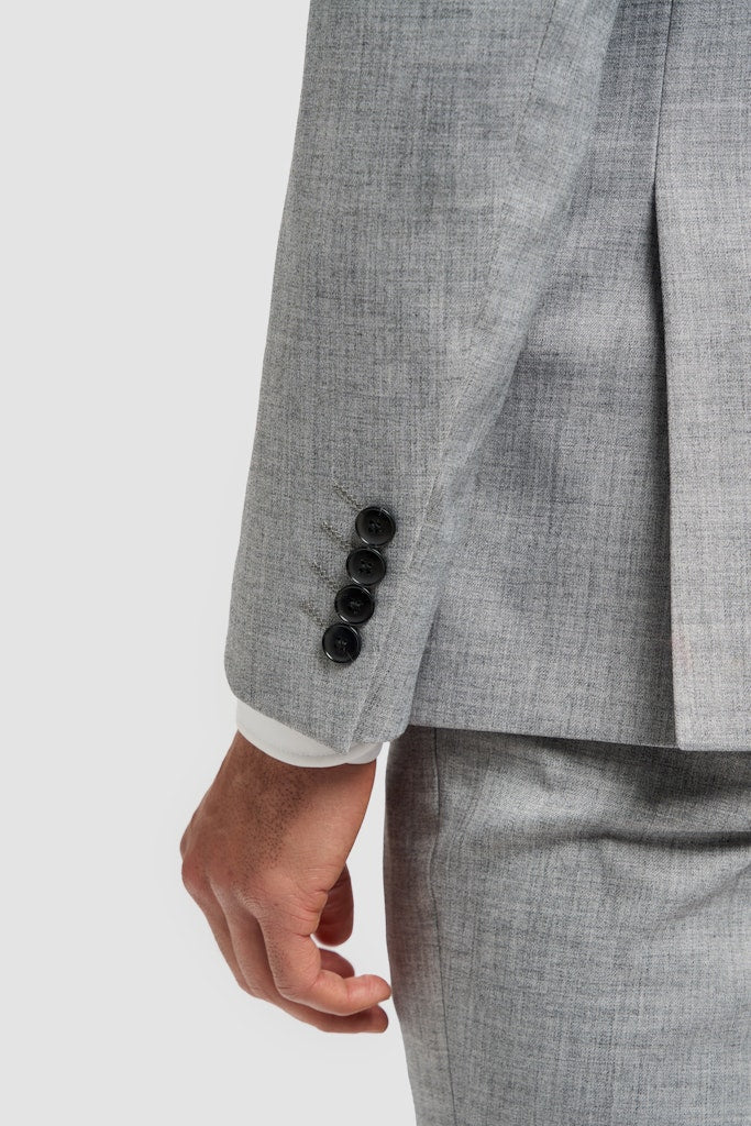 House of Cavani Malibu Grey Blazer GREY back view
