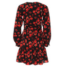 RANT & RAVE LADIES Daina Red Mini Dress RED back view