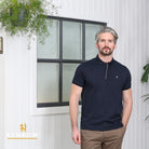 Kenrow Menswear Damien Navy Polo Navy front view