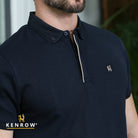 Kenrow Menswear Damien Navy Polo Navy back view