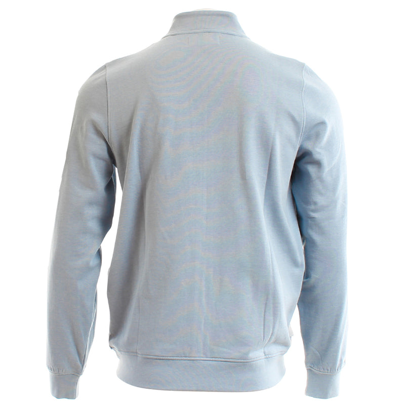 Kenrow Menswear Darragh Denim Zip Through Sweat Denim back view