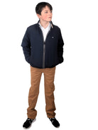 DIESEL KIDS Noel Navy Boys Jacket Navy front view