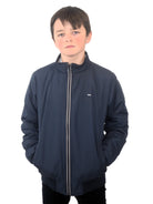 DIESEL KIDS Noel Navy Boys Jacket Navy model front view