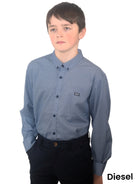 DIESEL KIDS Josh Shirt Junior - Blue Blue front view