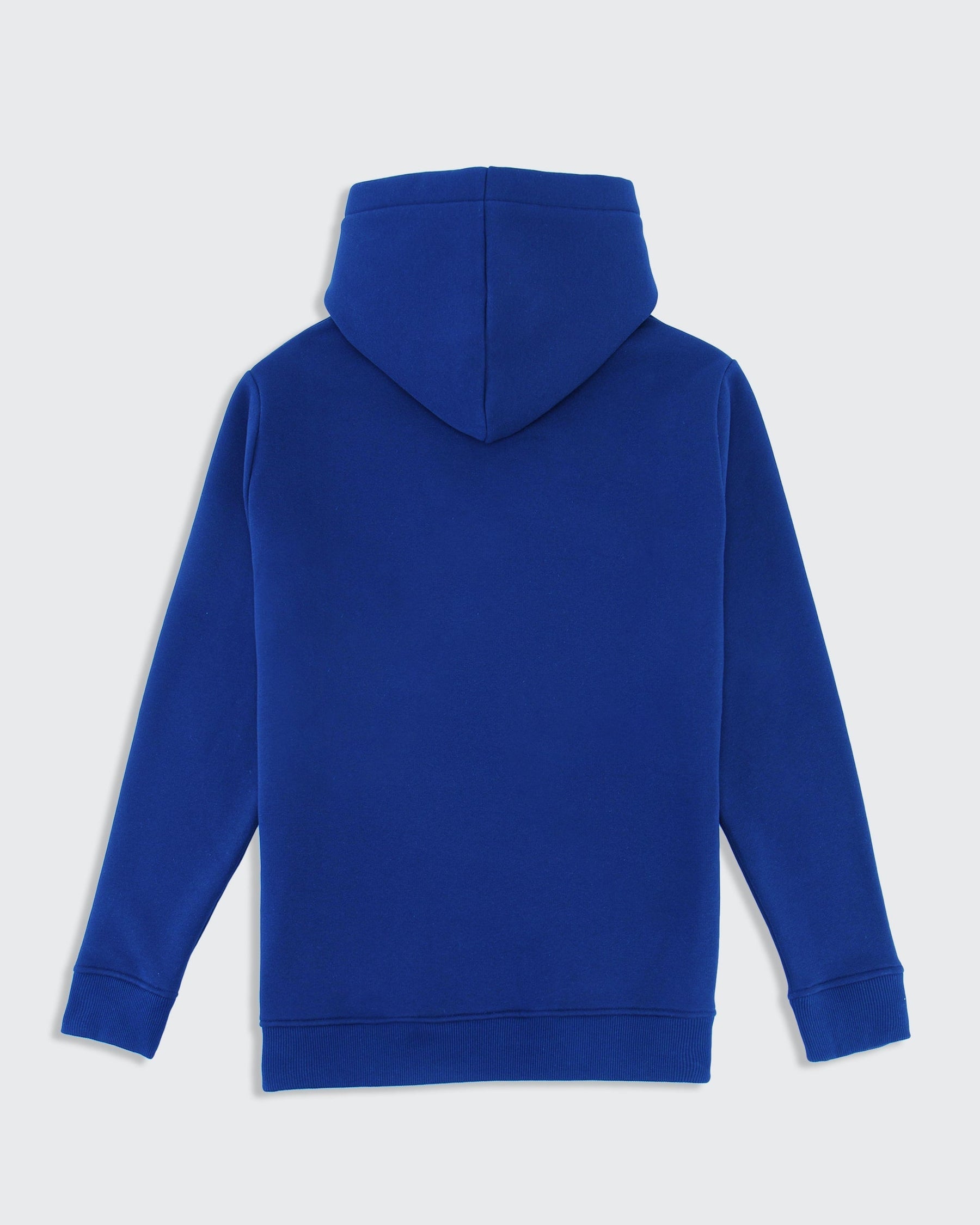 Script Cobalt Blue Hoodie-Back view