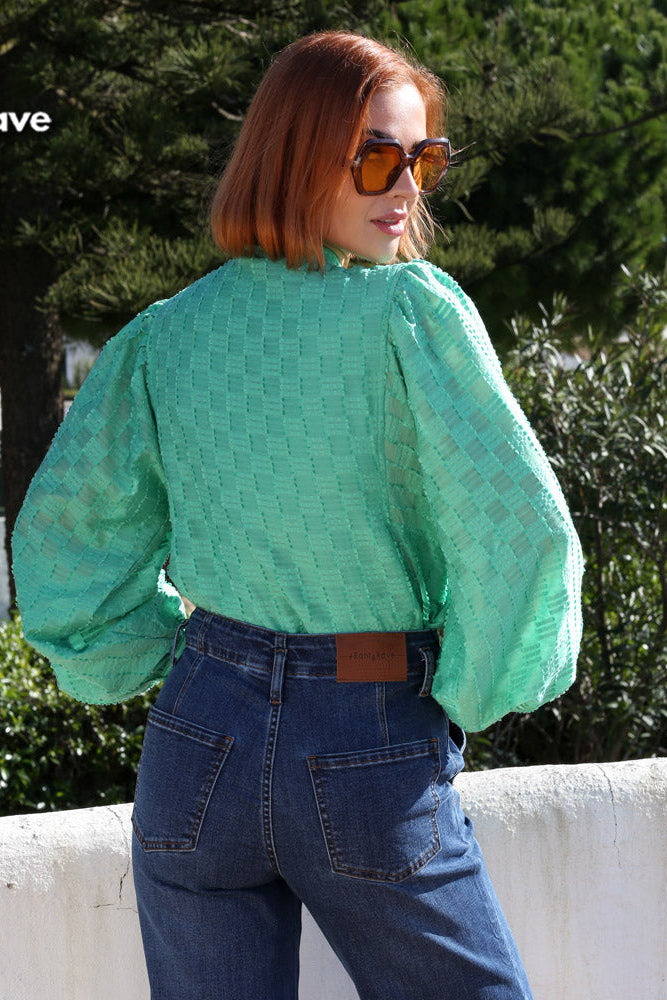 Rant & Rave Doreen Wide Leg Jean Mid Blue, product view