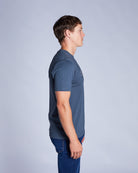 Diesel Duncan Petrol Blue T-Shirt Petrol Blue back view