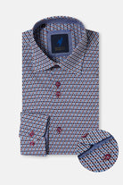 BENETTI David Bordo Shirt BORDO model front view