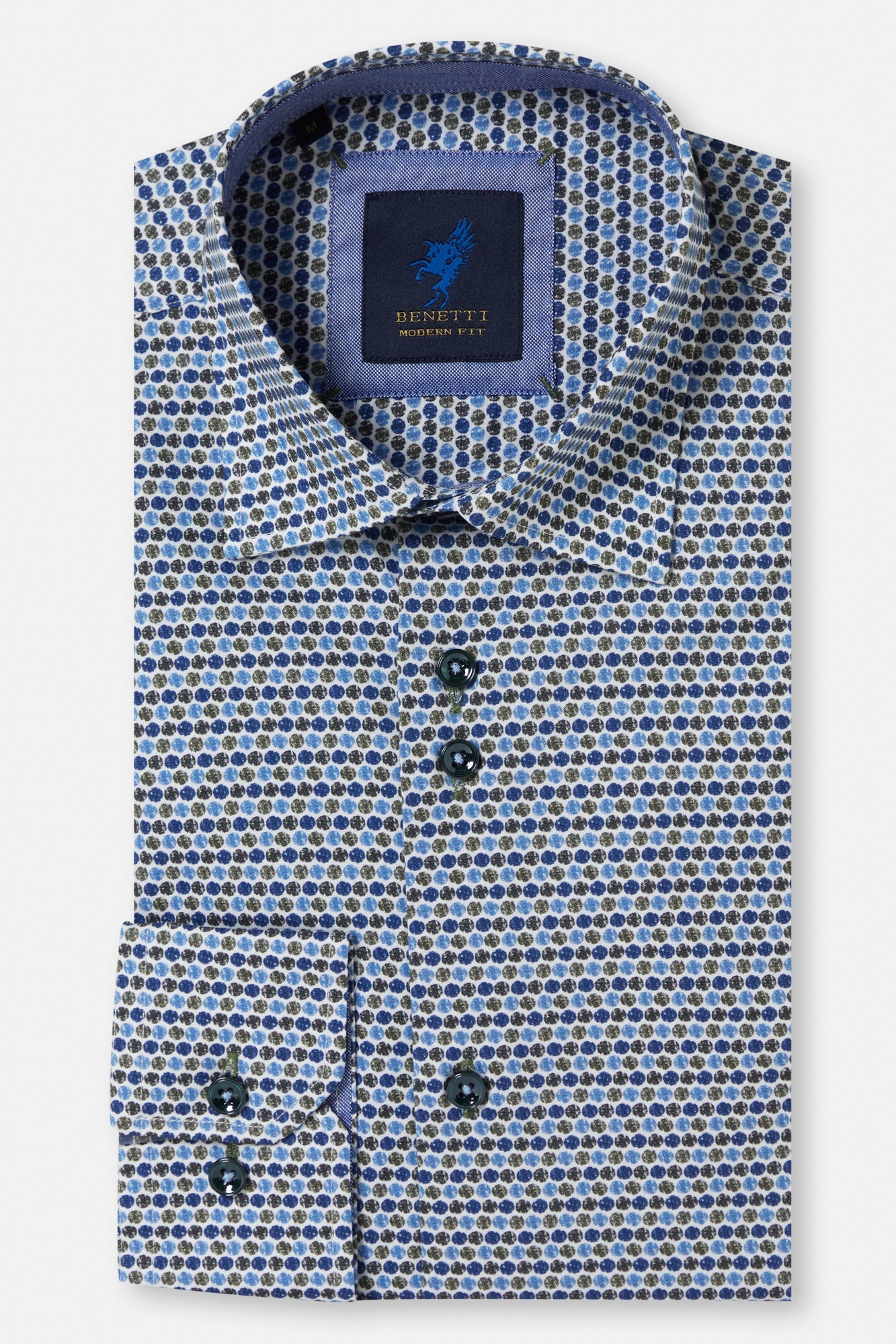 BENETTI David Sage Shirt Sage front view