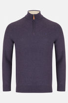 BENETTI Dawson 1/4 Zip - Grape Grape front view