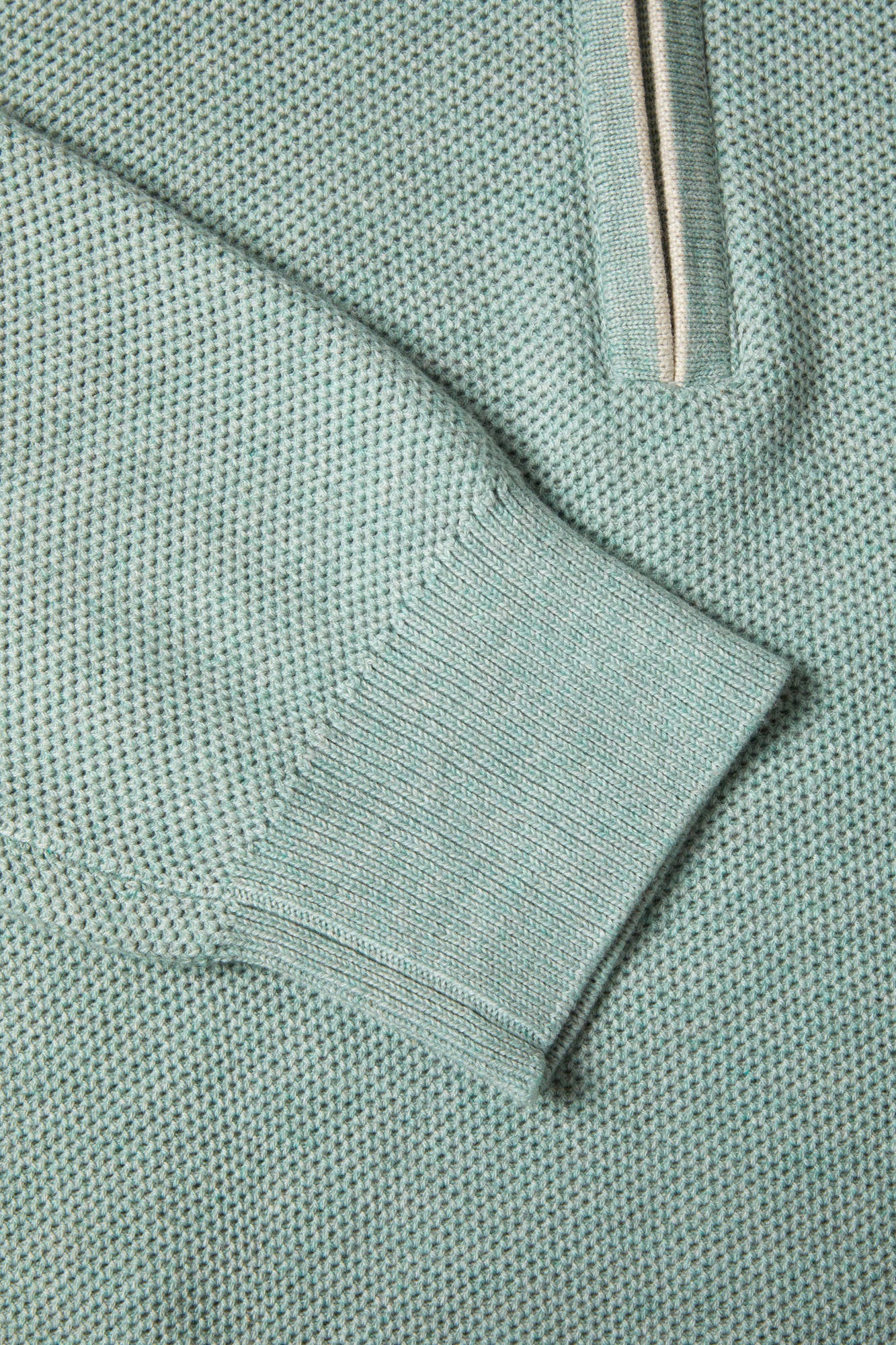 BENETTI Dawson 1/4 Zip - Sage Sage detail view