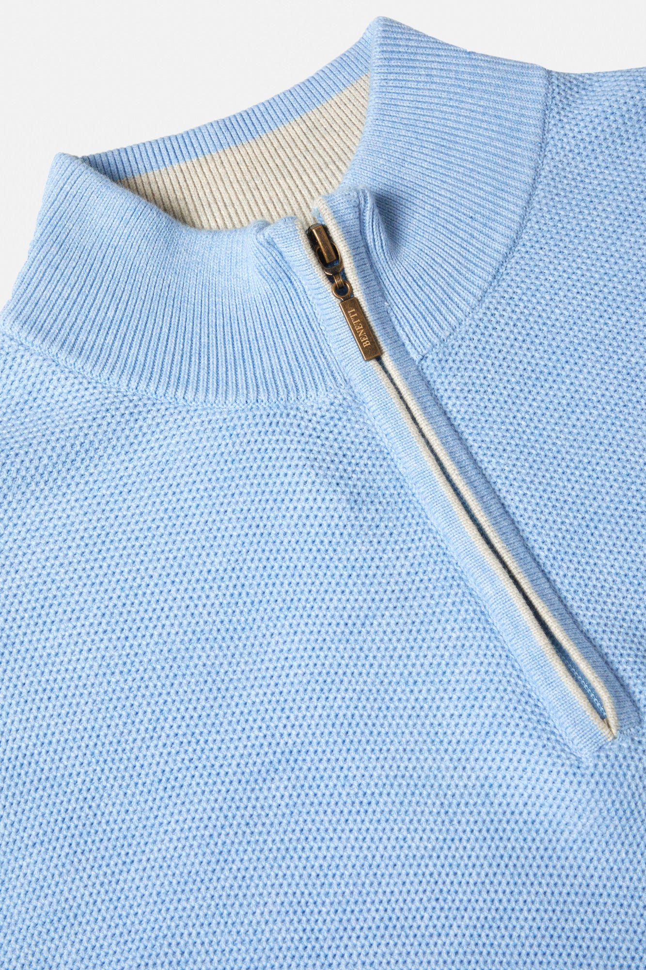 Dawson 1/4 Zip - Sky-Zip detail