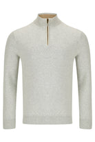BENETTI Dawson 1/4 Zip - Stone Stone front view
