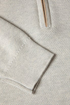 BENETTI Dawson 1/4 Zip - Stone Stone detail view