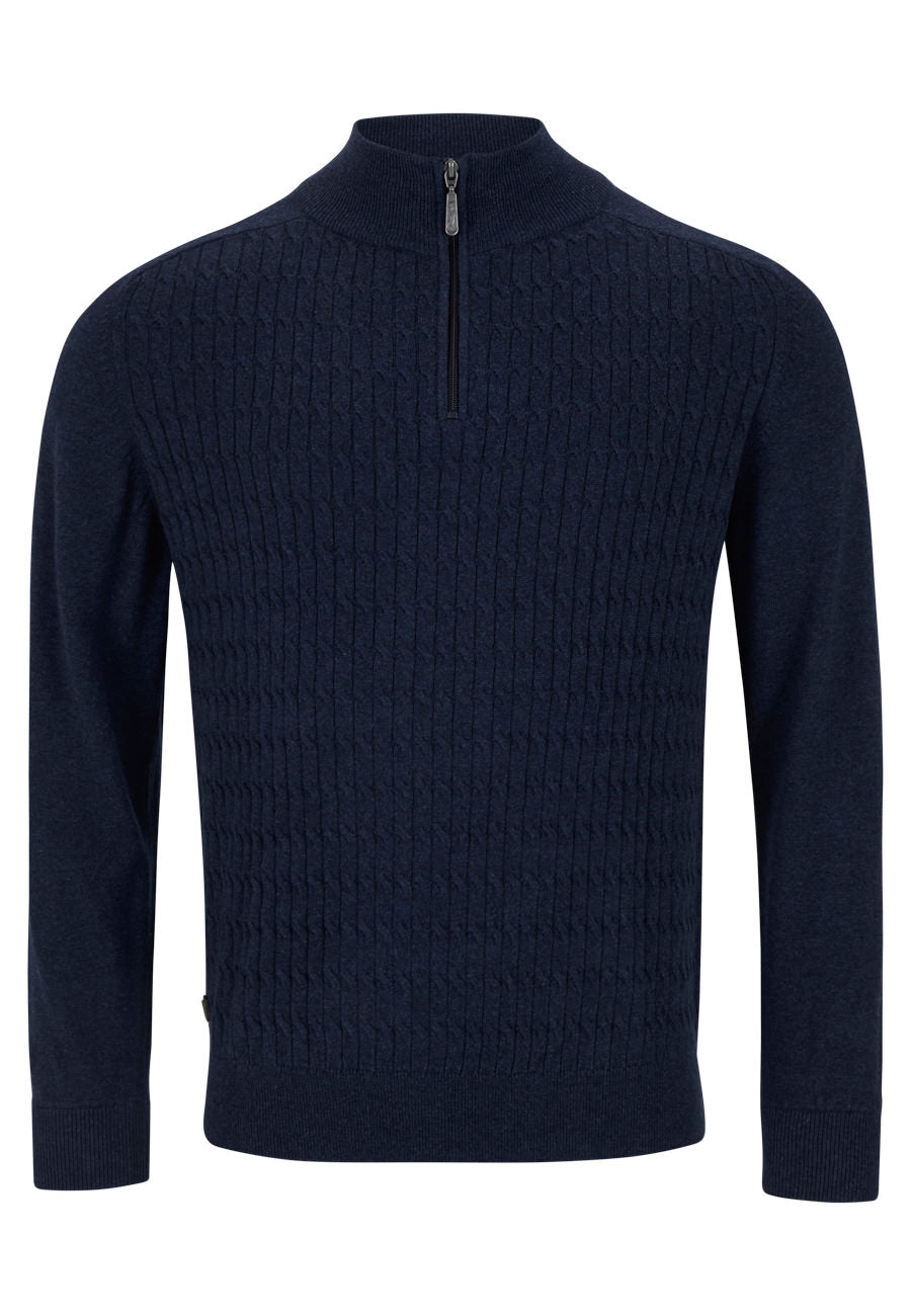 Diego 1/4 Zip - Dark Navy