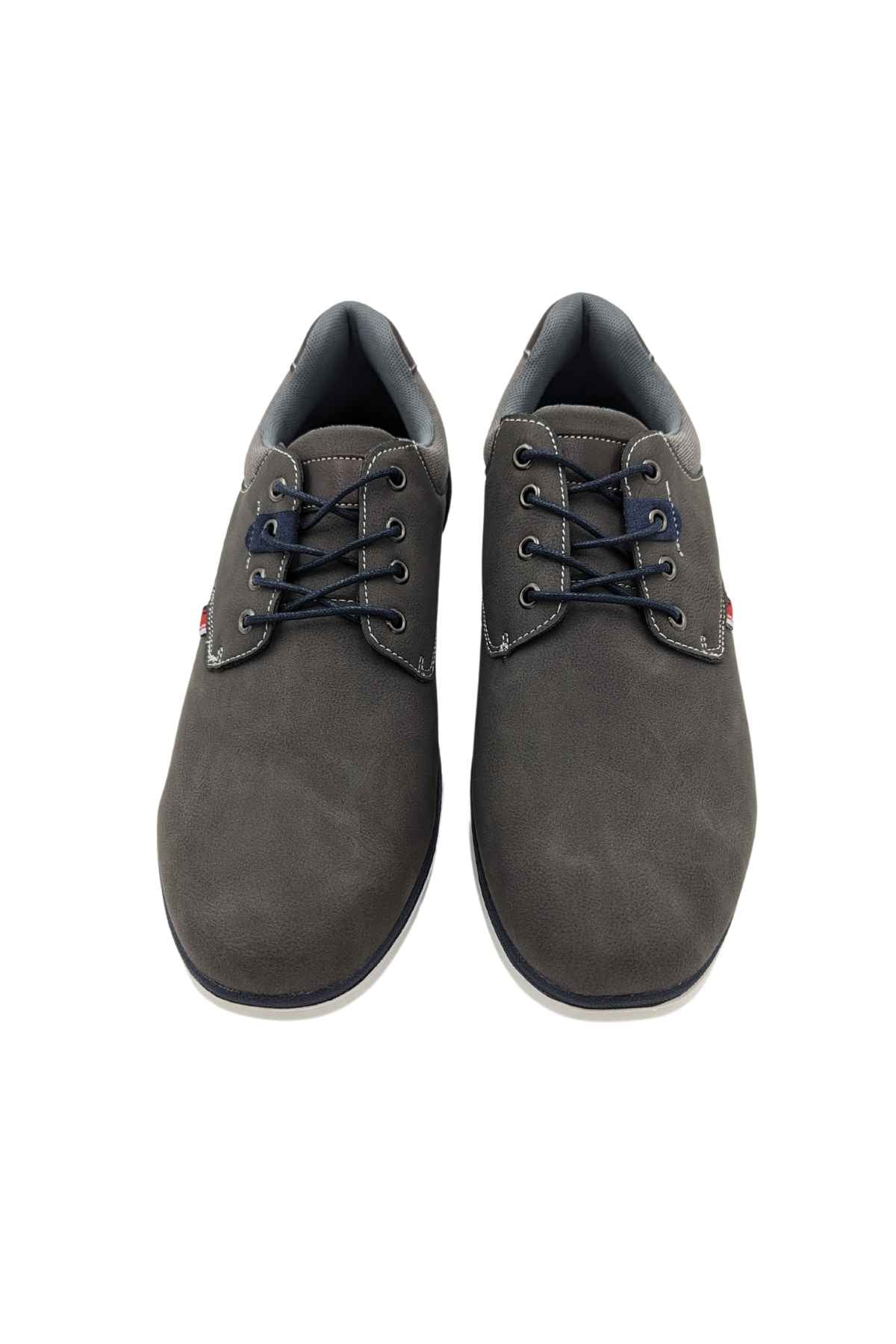 Dolphin Grey Lace Up Shoe-Front view