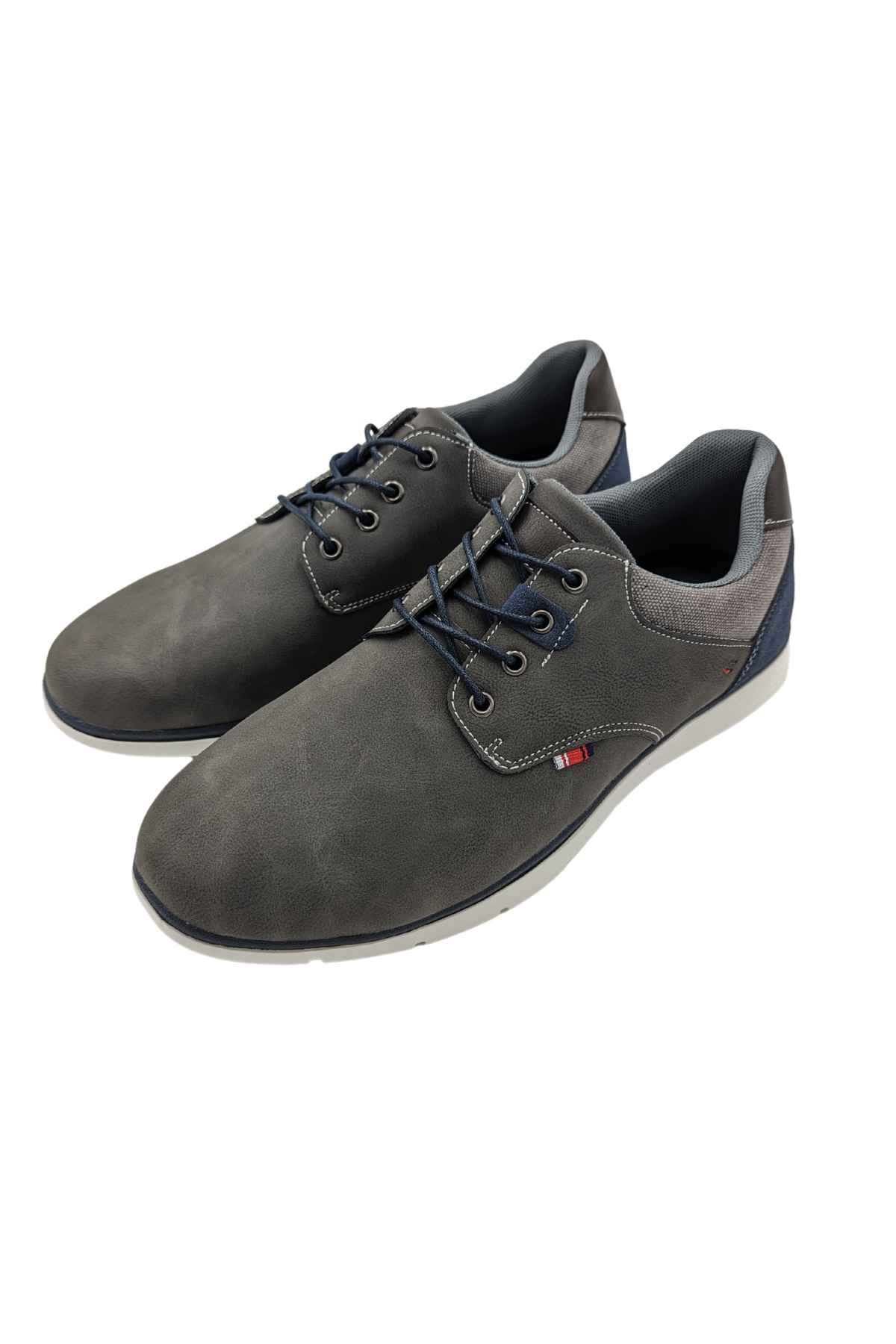 Dolphin Grey Lace Up Shoe-Side view