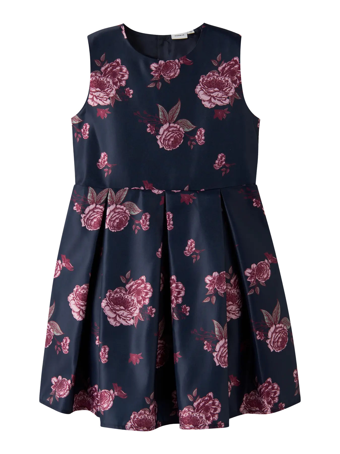 NAME IT Bemille Spencer Dress Navy Blazer front view