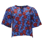 RANT & RAVE LADIES Effy V-Neck Blue Top Blue detail view