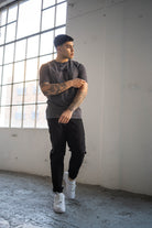 Supreme Being Element Tee Dark Grey Dark Grey front view