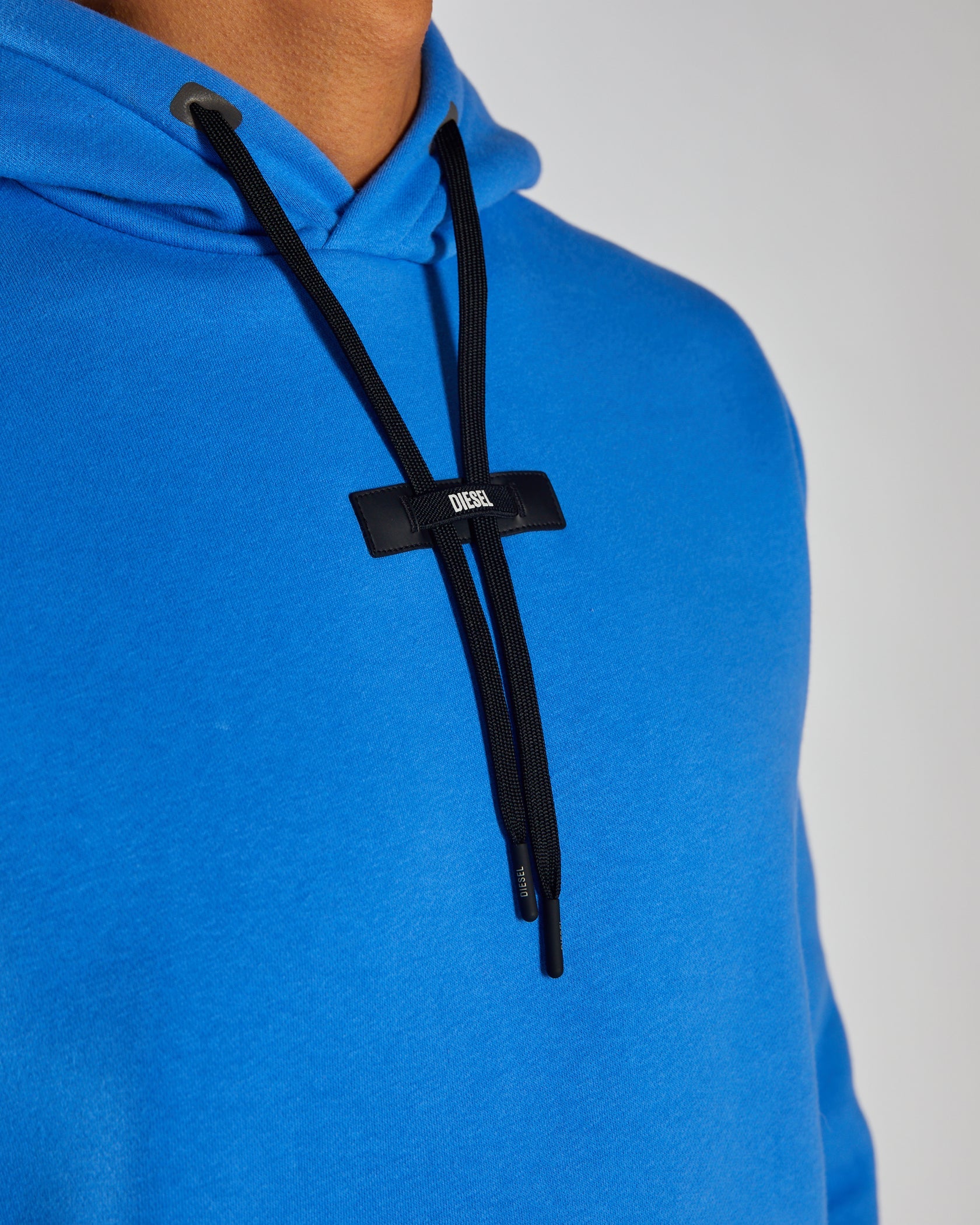 Men's Elijah Hoodie - Breezy Blue-Logo View