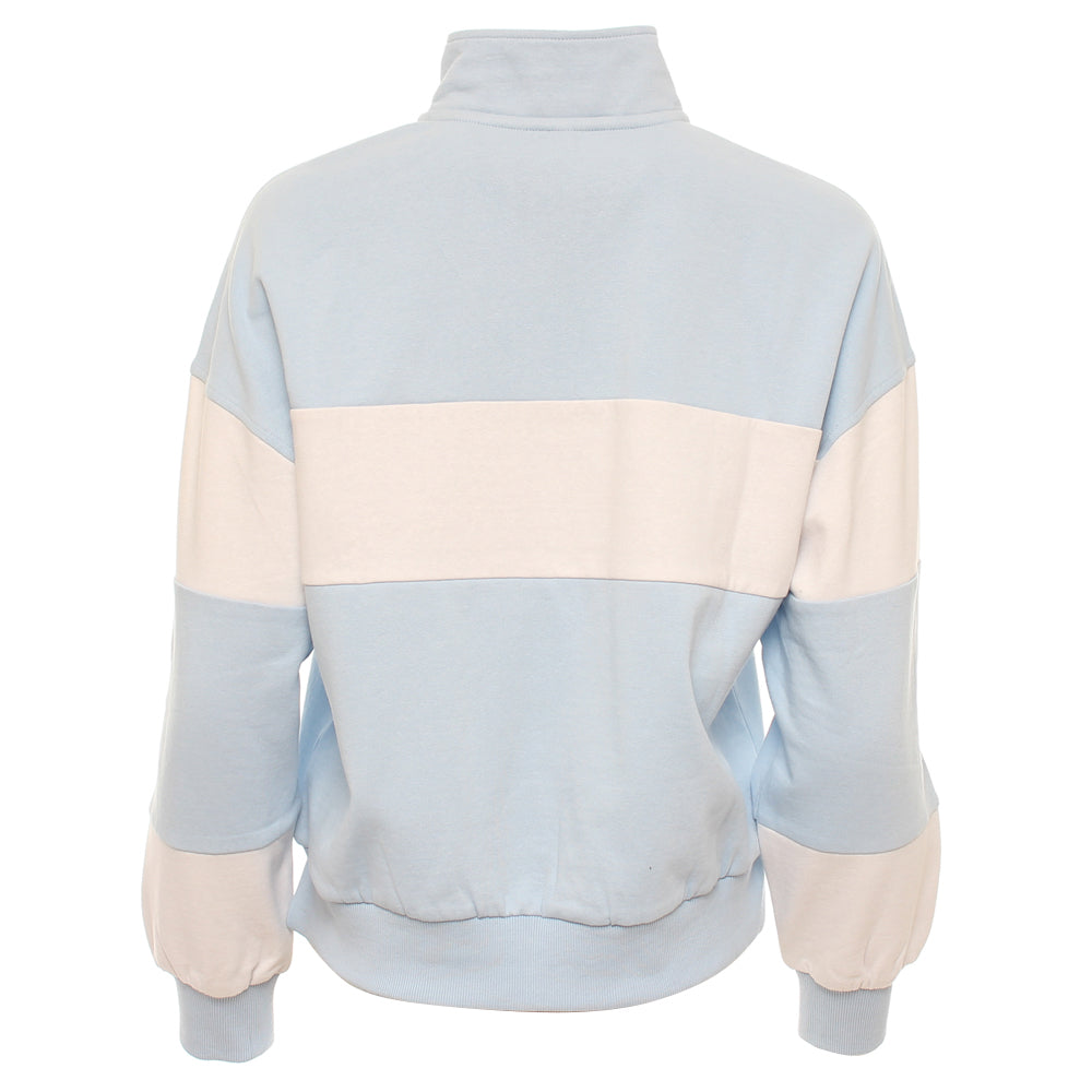 Ladies Relax & Renew Eudora Sky Half Zip-Back View