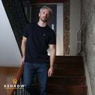Kenrow Menswear Evan Navy Tee Navy front view