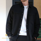 Kenrow Menswear Evan White Tee White detail view