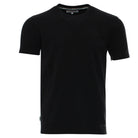 Black t-shirt on a white background