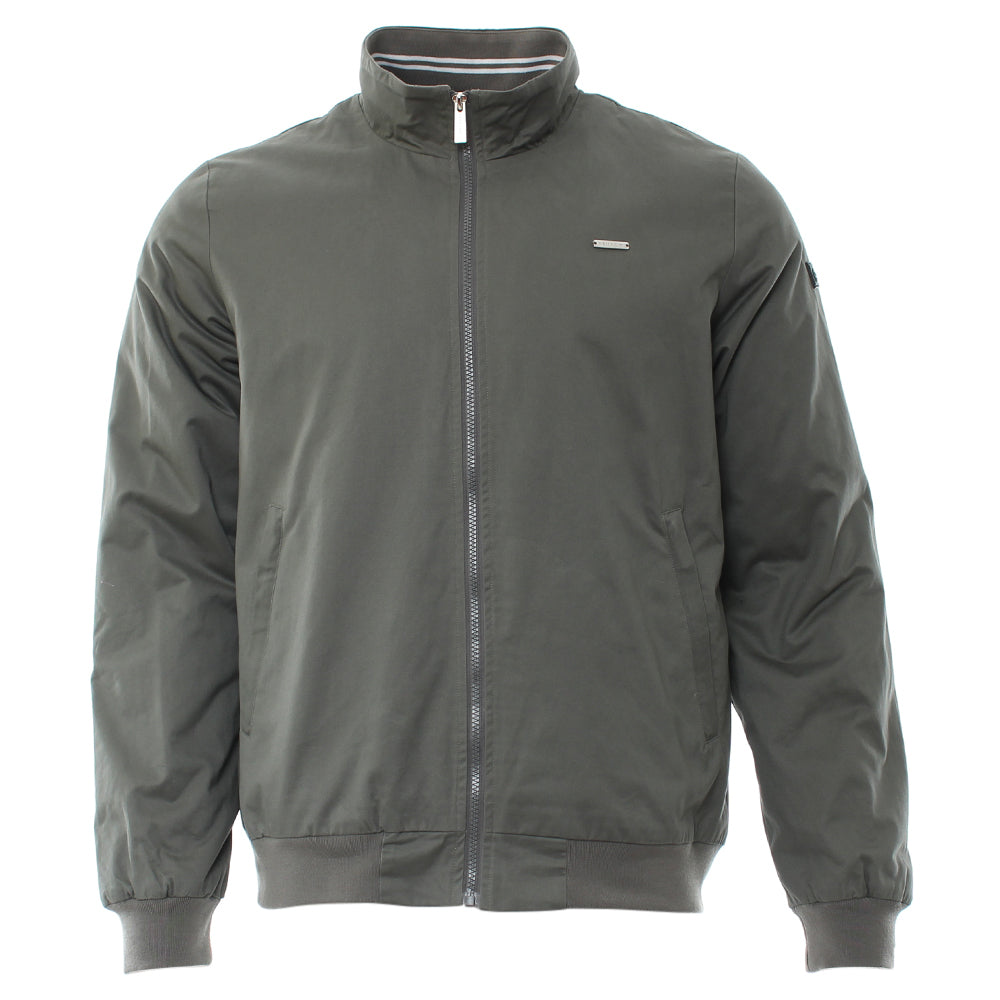 Men's Eanna Olive Jacket-Ghost Front View