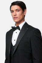 BENETTI Edina Black Tuxedo Jacket Black back view