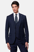 BENETTI Edina 3 Piece Ink Navy Suit INK model front view