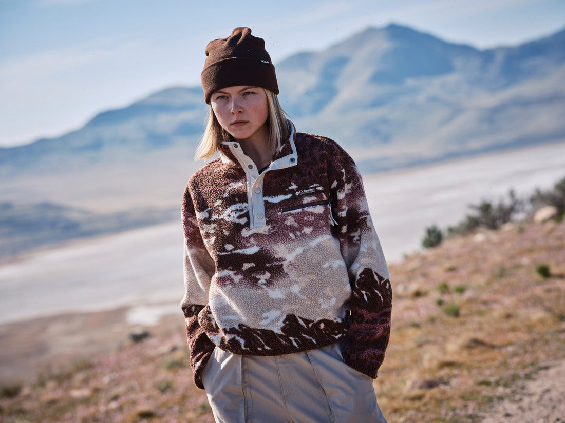 Womens Helvetia™ Ii Printed Cropped Half Snap-Tobacco Sisters