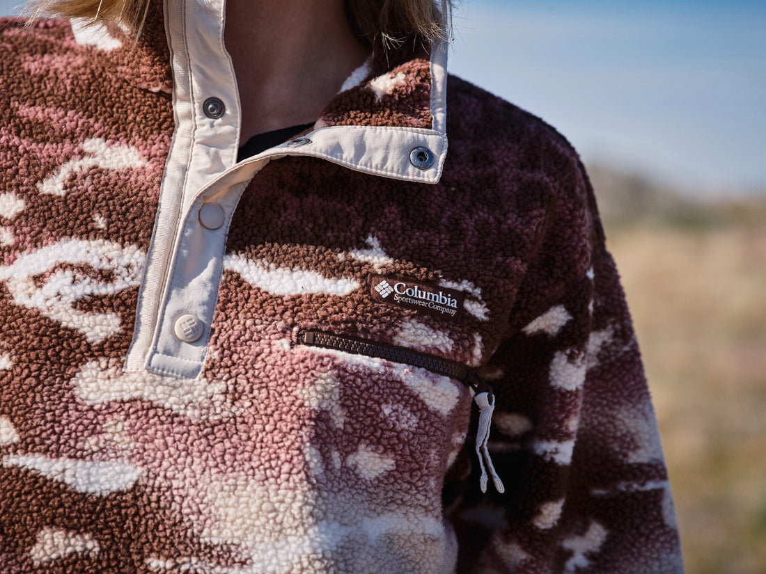 Womens Helvetia™ Ii Printed Cropped Half Snap-Tobacco Sisters