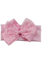PULSE Lace Kylie Bow Pink front view