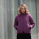 RANT & RAVE LADIES Relax & Renew Fia Plum Jacket PLUM front view