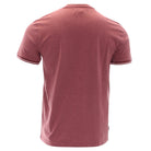 Kenrow Menswear Flynn Wine Tee WINE model front view