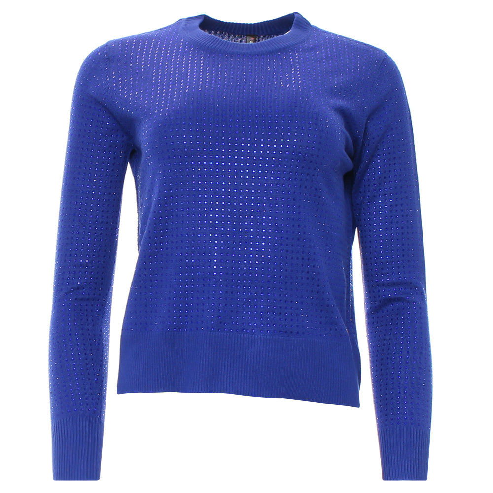 RANT & RAVE LADIES Freda Cobalt Jumper COBALT back view