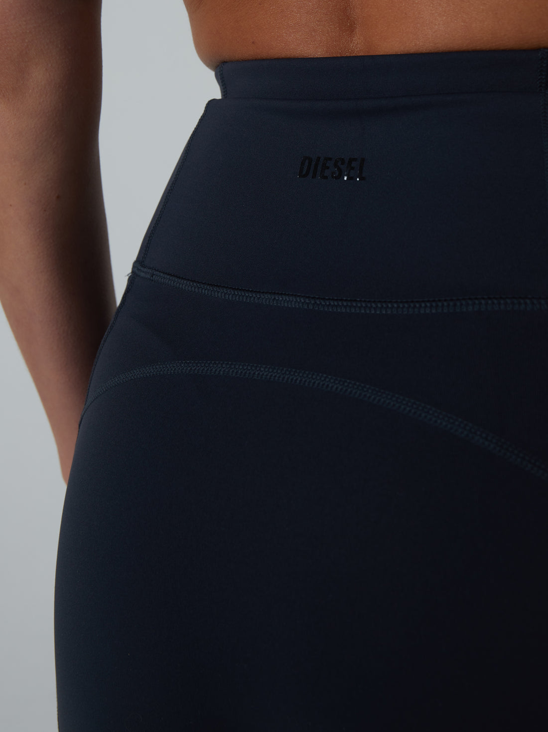 Ladies Frida Ultra Flare Pant - Deep Graphite-Logo View