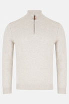 BENETTI Franco Stone 1/4 Zip Stone front view