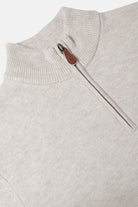 BENETTI Franco Stone 1/4 Zip Stone model front view