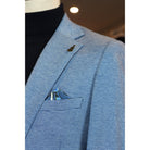 Fratelli Uniti Fratelli Uniti Simone Blue Jacket Blue detail view