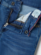 NAME IT Theo Medium Blue Denim Slim Jeans Medium Blue Denim side view