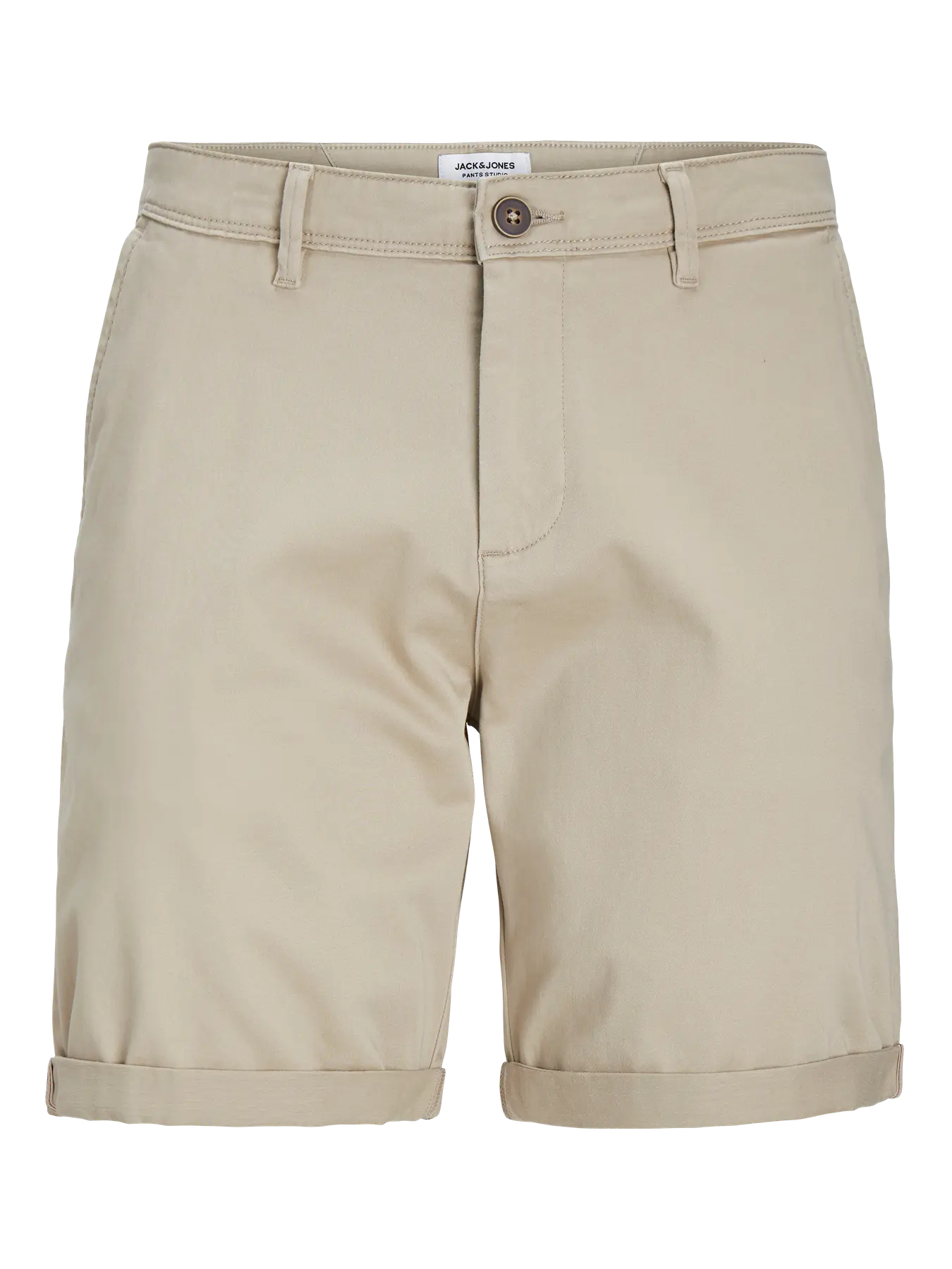 Men's Bowie Shorts Solid-Crockery-Ghost Front View