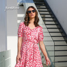 RANT & RAVE LADIES Gemma Pink Mini Dress Pink detail view