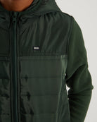DIESEL KIDS Granger Zipper - Green Green side view