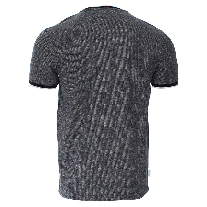 Men's Grant Short Sleeve Navy Tee-Back View