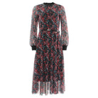 RANT & RAVE LADIES Gwyneth Teal Midi Dress Teal back view